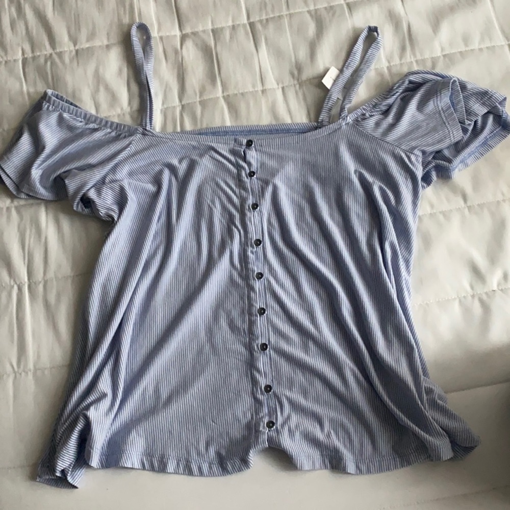 soft and sexy cold shoulder top